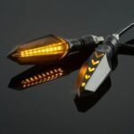 clignotant sequentiel securite et style pour votre moto jaune clignotants 366 1