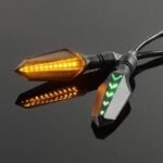 clignotant sequentiel securite et style pour votre moto vert clignotants 191 1