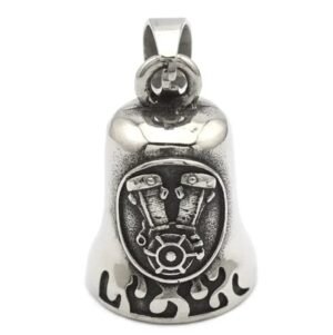 cloche moto en acier inoxydable votre guardian bell vintage bell 137 1