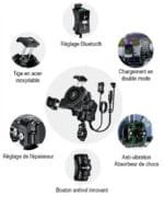 Découvrez Le Support Téléphone Moto à Charge Rapide Révolutionnaire!