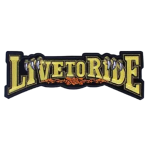 Dévoilez Votre Style Avec Le Patch Broderie Biker Live To Ride ! 3 Dévoilez Votre Style Avec Le Patch Broderie Biker Live To Ride!