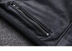 élégance Audacieuse : Perfecto Noir En Cuir Pour Homme Modernes!