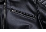 élégance Audacieuse : Perfecto Noir En Cuir Pour Homme Modernes!