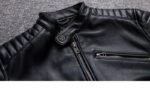 élégance Audacieuse : Perfecto Noir En Cuir Pour Homme Modernes!