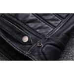 elegance et confort gilet biker en cuir pour homme incontournable 815 1