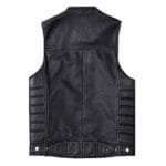 élégance Et Confort: Gilet Biker En Cuir Pour Homme Incontournable!