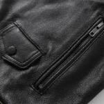 elegance et confort le gilet biker en cuir ultime 205 1