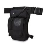 elegance et praticite sacoche de jambe moto vintage pour bikers noir de jambe 947 1