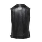 elegance intemporelle gilet cuir femme en noir pour un style chic 804 1