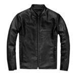 elegance intemporelle veste biker cuir homme marron vintage noir s vestes pour homme 571 1
