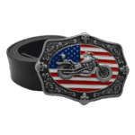 elegante ceinture route 66 pour les bikers en quete daventure noir ceinture 306 1