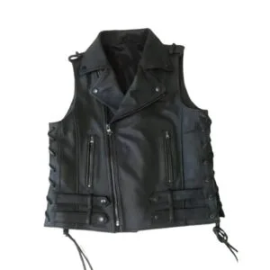 élevez Votre Style Avec Notre Gilet Biker En Perfecto Cuir! s