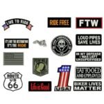 elevez votre style biker avec nos patchs personnalisables patch brode 200 1