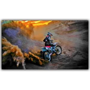 Embellissez Votre Intérieur Avec Notre Tableau Moto Captivant !