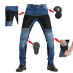 Enfilez Le Style Avec Notre Jean Renforcé De Moto Moderne! Avec Protections / s