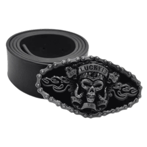 equipez vous avec la ceinture homme biker a taille ajustable noir ceinture 259 1