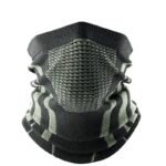 etirez la chaleur corporelle avec le cou masque moto taille unique vert tour de cou 559 1
