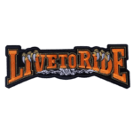 Exprimez Votre Style Avec Le Patch à Coudre Live To Ride!