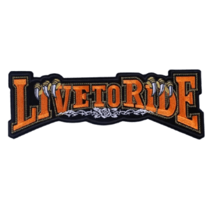 Exprimez Votre Style Avec Le Patch à Coudre Live To Ride!