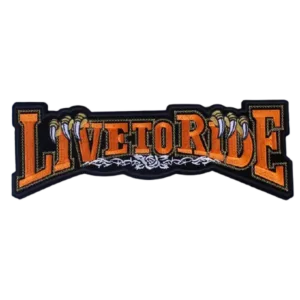 Exprimez Votre Style Avec Le Patch à Coudre Live To Ride!