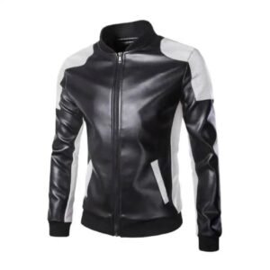 Faites Sensation Avec Notre Veste En Simili Cuir Style Motard !