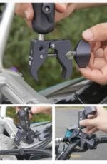 fixation a pince le support telephone moto ultime pour votre securite support 400 1