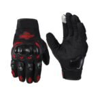 gants de moto dete protection et confort au bout des doigts rouge m 352 1