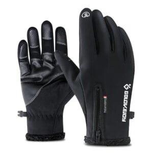 Gants De Moto Tactiles: Utilisez Votre Smartphone En Toute Aisance! Noir / s