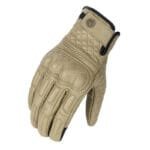 Gants Moto Cuir: Le Compagnon Idéal Pour Tous Vos Trajets! Beige / s