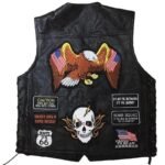 gilet biker en cuir elegance et confort pour aventuriers de la route 205 1