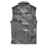 gilet biker jean noir dechire le style urbain ultime 759 1