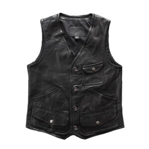 Gilet En Cuir Moto : élégance Et Robustesse Pour Les Passionnés !