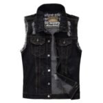 Gilet Jean Biker Déchiré : Faites Une Déclaration De Style Audacieuse !