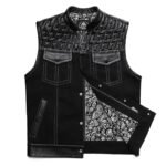 Gilet Soa Cuir : élégance Et Robustesse Pour Les Passionnés De Route !