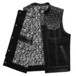 Gilet Soa Cuir : élégance Et Robustesse Pour Les Passionnés De Route !