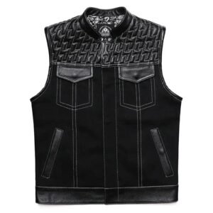 Gilet Soa Cuir : élégance Et Robustesse Pour Les Passionnés De Route !