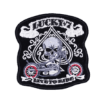 Immortalisez Lucky 7 Avec Notre Patch Biker Personnalisé!