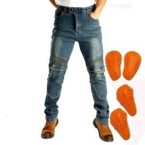 jean de moto dete style confort et praticite au quotidien bleu s pantalon 218 1