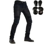 jean noir moto style badass et protection assuree avec protections xs pantalon 294 1