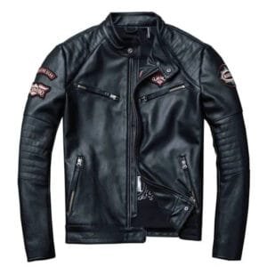 La Veste Biker Homme En Cuir: Affichez Votre Esprit Rebelle! s