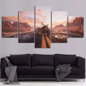 Laissez La Liberté S’inviter Chez Vous Avec Notre Tableau Moto Route 66 !