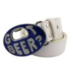 liberez le plaisir ceinture biker decapsuleur ajustable blanc ceinture 408 1