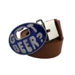 liberez le plaisir ceinture biker decapsuleur ajustable marron clair ceinture 501 1