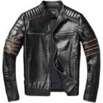 Libérez Votre Esprit Rebelle Avec La Veste Biker En Cuir Noir !