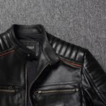 Libérez Votre Esprit Rebelle Avec La Veste Biker En Cuir Noir !