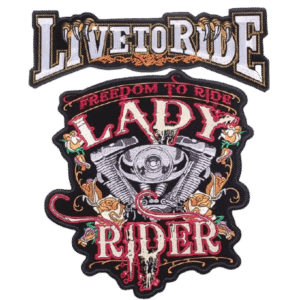 liberez votre passion avec le patch lady rider style brode 738 1