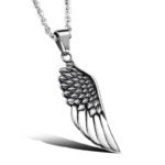 liberez votre style avec le collier aile et pendentif moto collier 915 1
