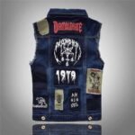 Libérez Votre Style Avec Le Gilet Jean Homme Biker Audacieux !