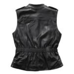 Libérez Votre Style Avec Notre Veste Gilet Cuir Biker Audacieuse !