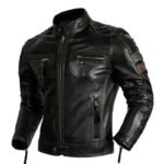 Liberté Sur Deux Roues : Blouson Cuir Avec Renforts Aux épaules!